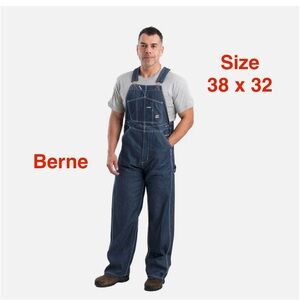 Berne Men's Classic Blue Overalls